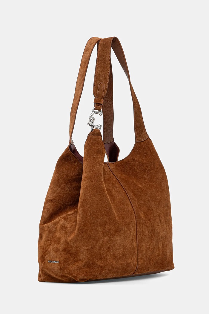 Coccinelle kabelka hobo dámska semišová E1.THE.11.01.01 hnedá SS26