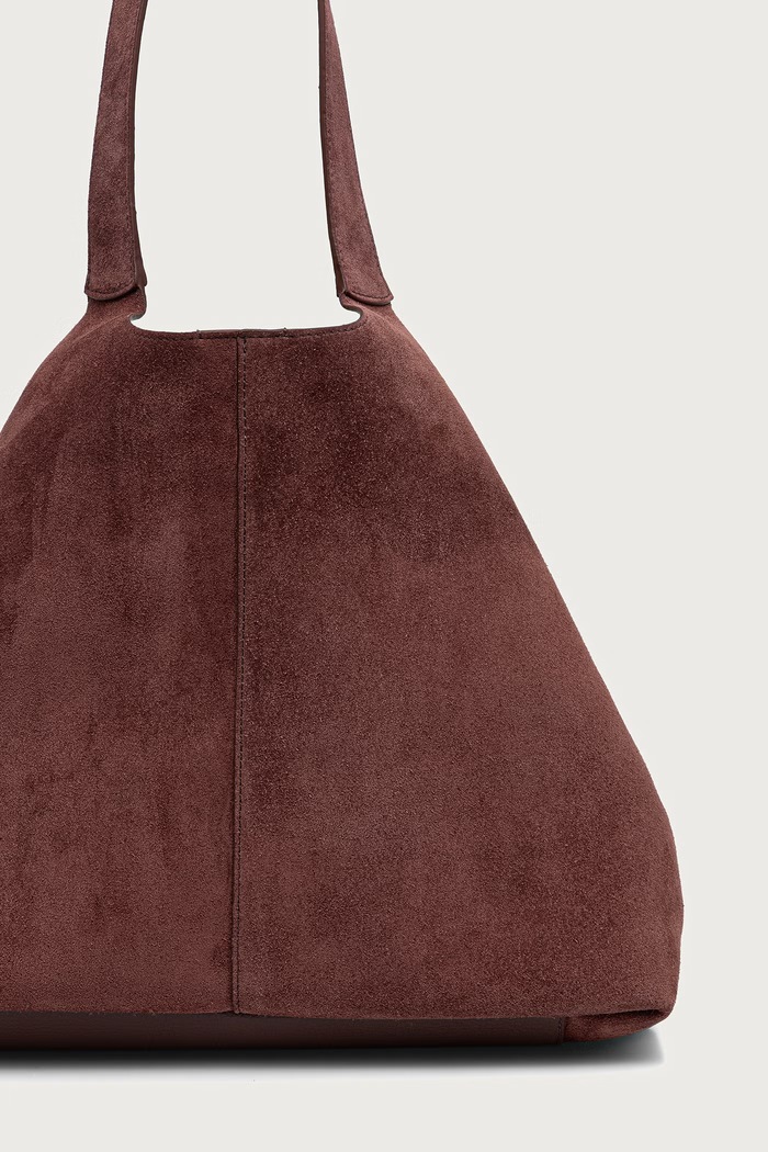 Doplnky Coccinelle Kabelka hobo dámska semišová E1.THE.11.01.01 burgundské