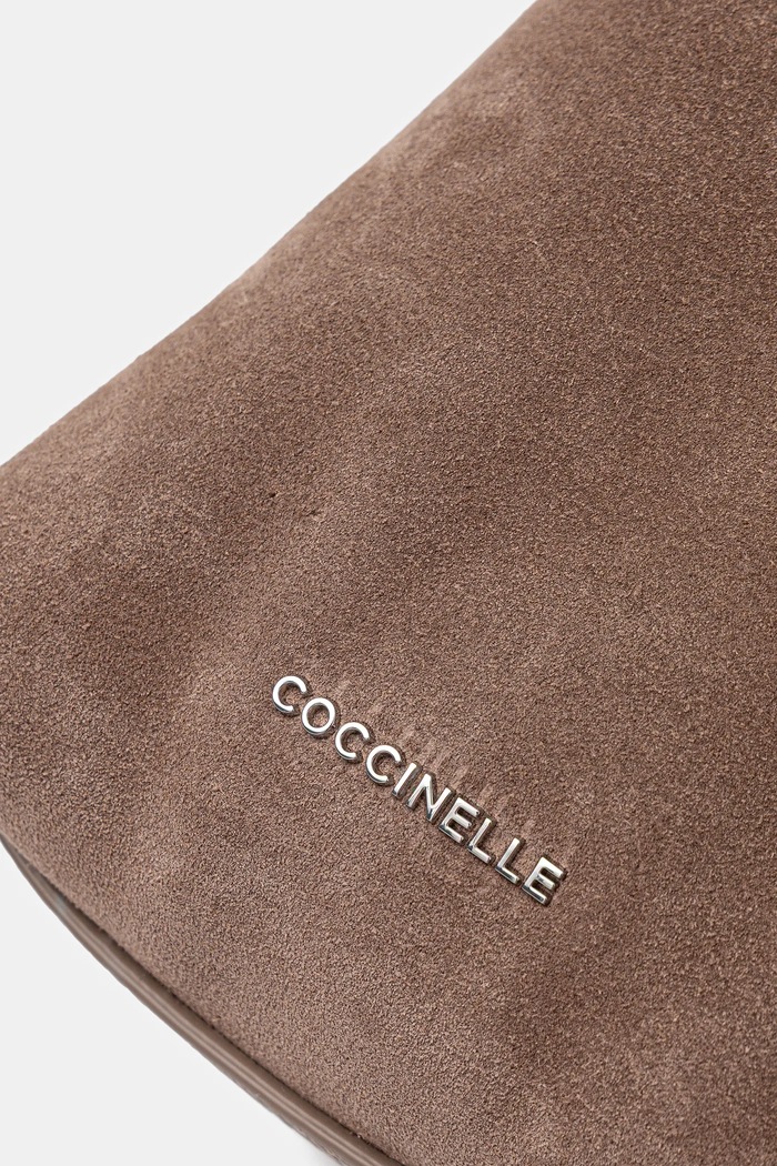 Coccinelle borsa da donna in camoscio marrone E1.THE.58.01.01