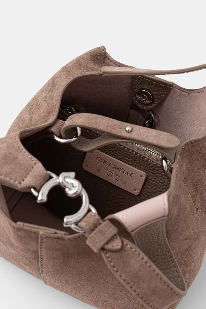 Coccinelle borsa da donna in camoscio E1.THE.58.01.01 marrone
