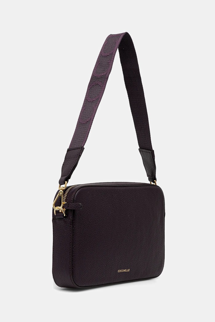 Coccinelle poșetă de piele TEBE E5.MN5.52.01.01 violet AW25