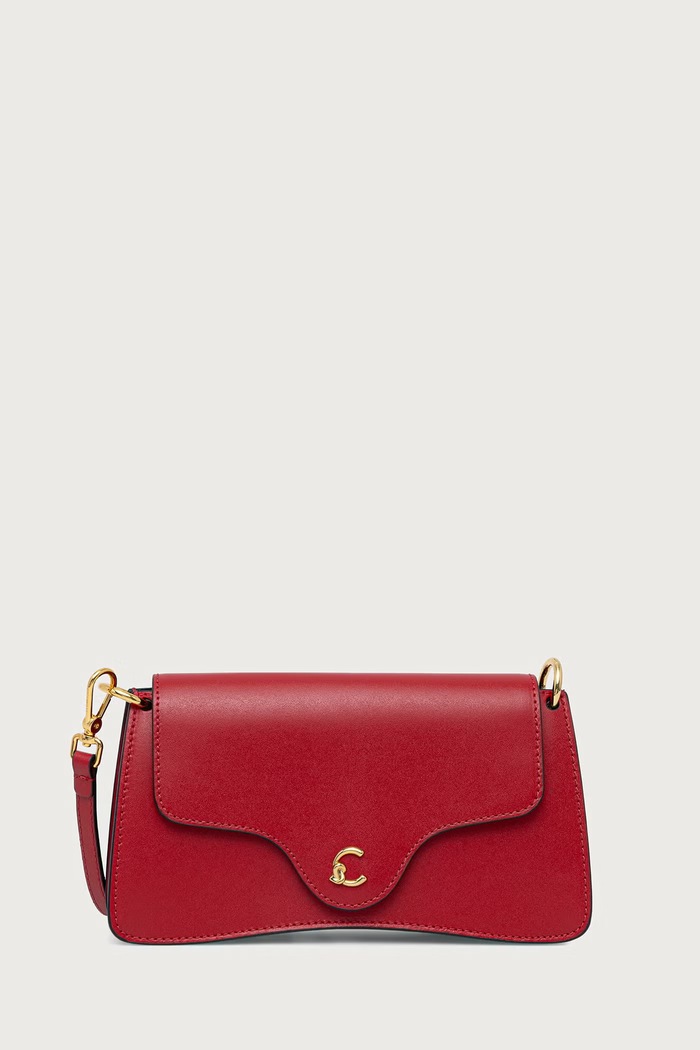 Coccinelle Geantă crossbody pentru femei din piele rosu E5.SSK.27.01.01