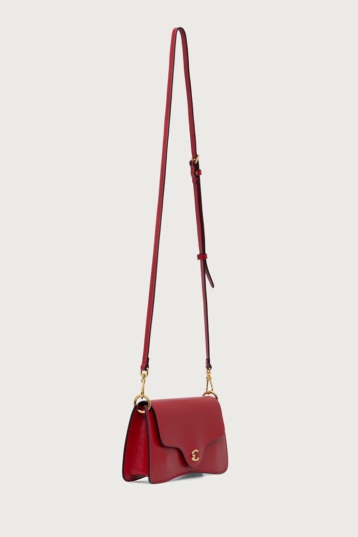 Coccinelle Geantă crossbody pentru femei din piele E5.SSK.27.01.01 rosu SS26