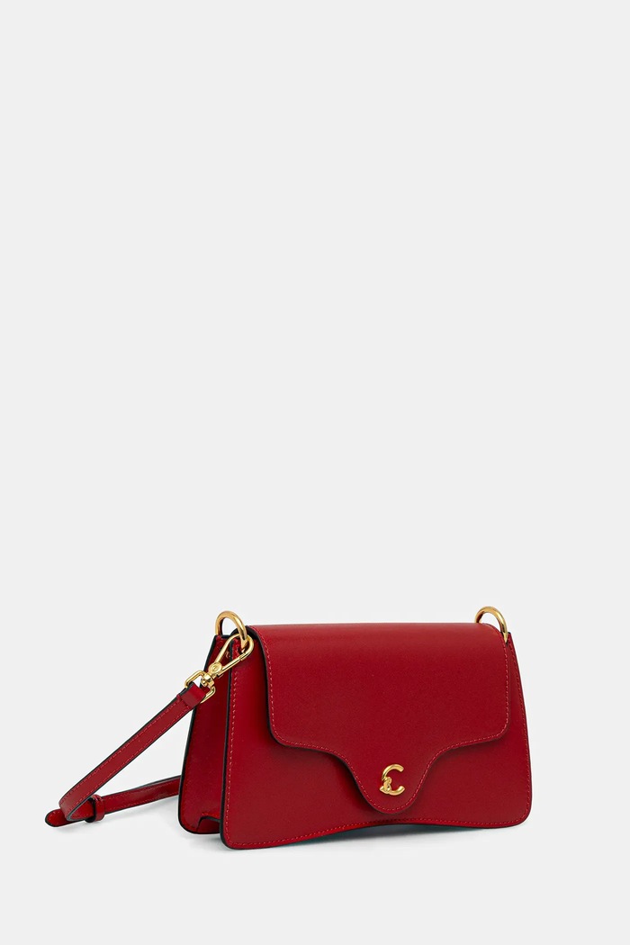 Coccinelle crossbody kabelka dámská kožená E5.SSK.27.01.01 červená SS26