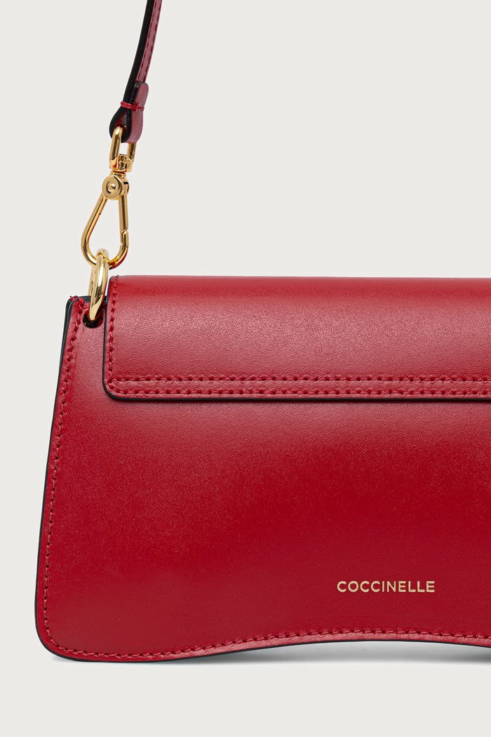 Accesorii Coccinelle Geantă crossbody pentru femei din piele E5.SSK.27.01.01 rosu