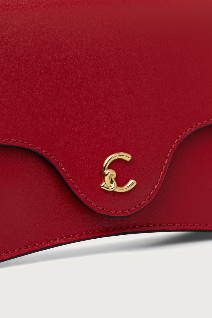 Geantă crossbody pentru femei din piele Coccinelle E5.SSK.27.01.01 rosu