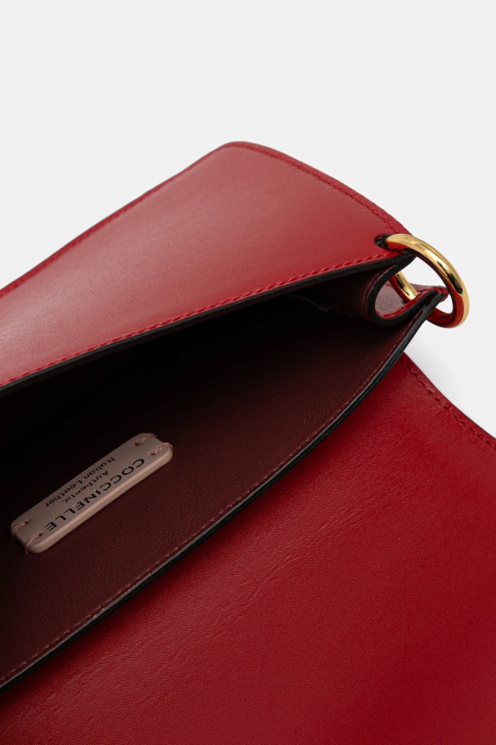 Coccinelle crossbody kabelka dámská kožená E5.SSK.27.01.01 červená