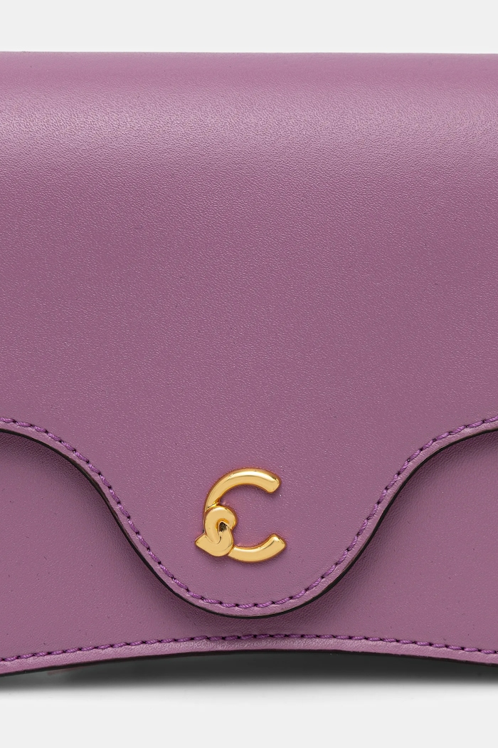 Coccinelle borsa a mano in pelle E5.SSK.27.01.01 violetto