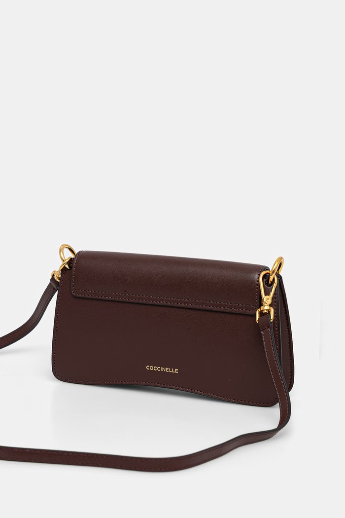 Coccinelle crossbody kabelka dámská kožená hnědá E5.SSK.27.01.01