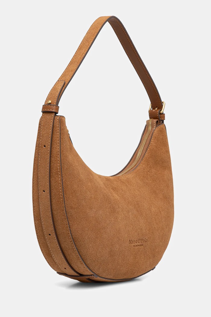 Marc O'Polo geantă de mână din piele întoarsă 50611950701304 maro AW25