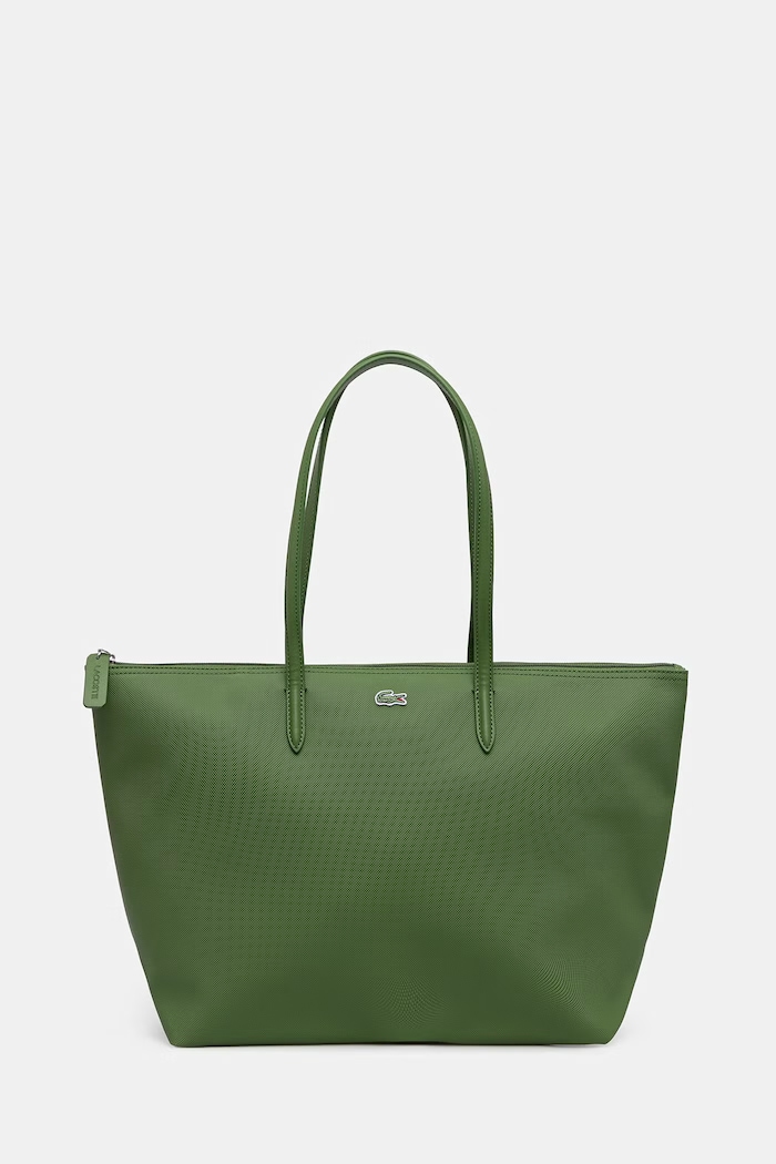 Τσάντα Lacoste απλικέ πράσινο NF1888PK