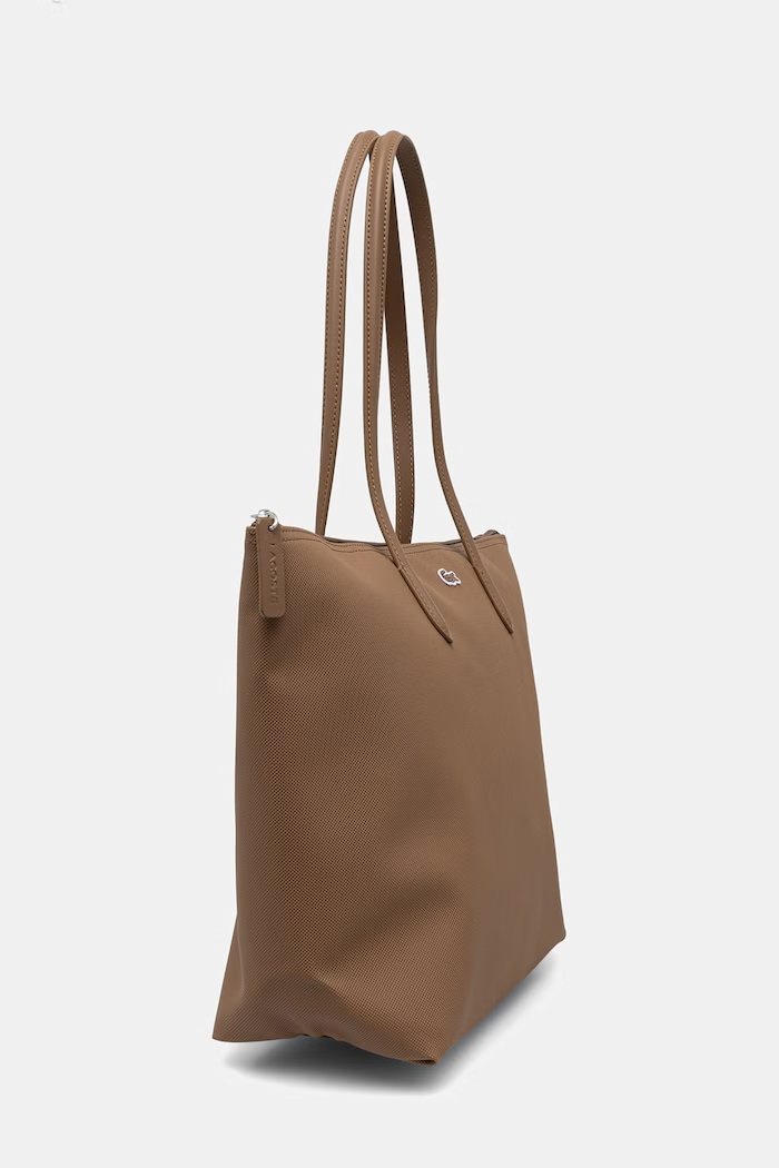Lacoste torebka tote damska NF1888PK beżowy SS26