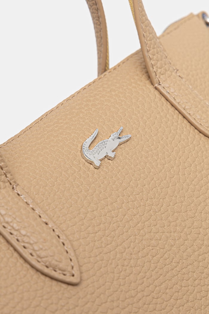 Lacoste tote taška dámská z imitace kůže béžová NF5126AA