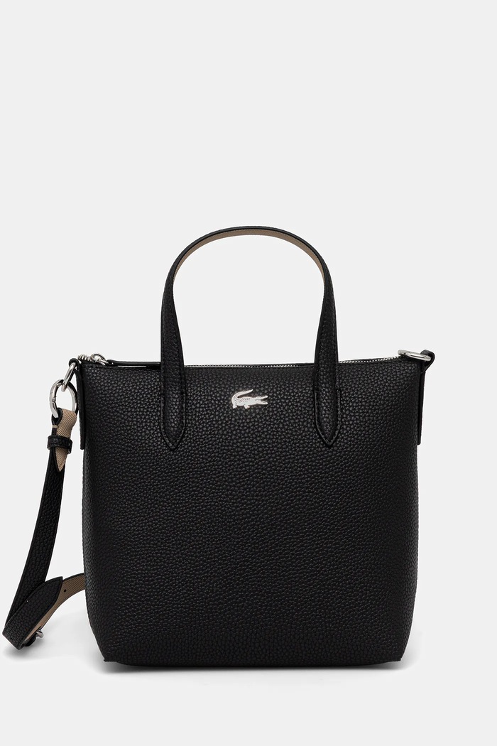 Lacoste tote taška dámská z imitace kůže černá NF5126AA