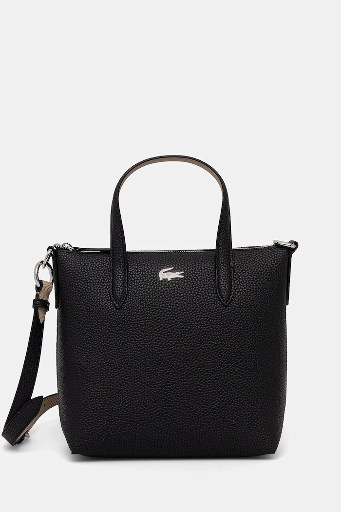 Lacoste tote taška dámská z imitace kůže černá NF5126AA