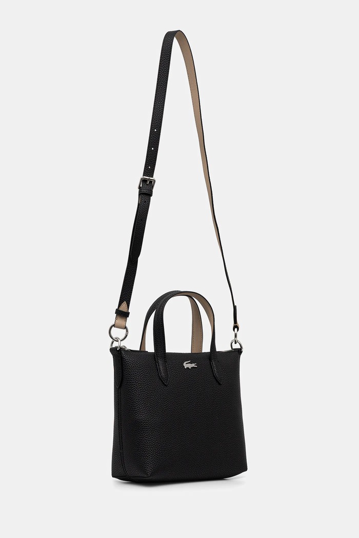 Lacoste tote taška dámská z imitace kůže NF5126AA černá SS26