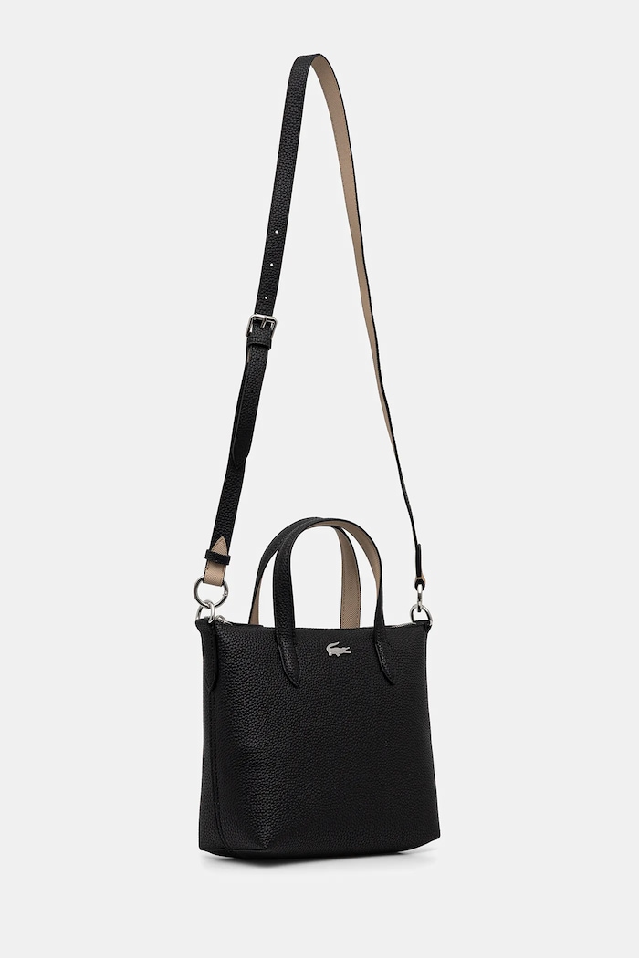 Lacoste tote taška dámská z imitace kůže NF5126AA černá SS26