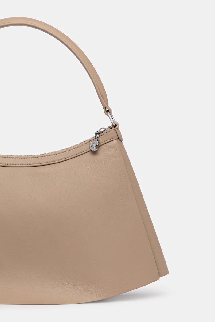 Lacoste torebka rogal damska skórzana beżowy NU5015DP
