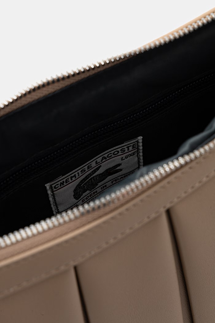 Lacoste torebka rogal damska skórzana NU5015DP beżowy