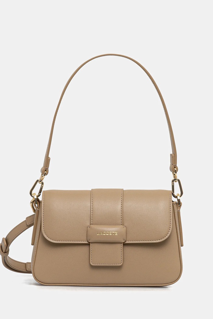 Lacoste crossbody bag Women's imitation leather beige NF5152AU