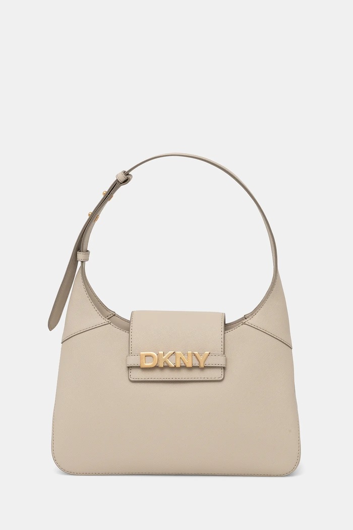 Kabelka Dkny přírodní kůže béžová R523KL20