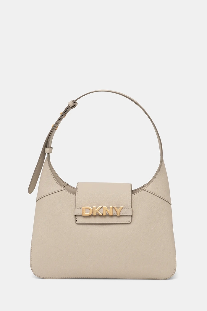 Kabelka Dkny přírodní kůže béžová R523KL20