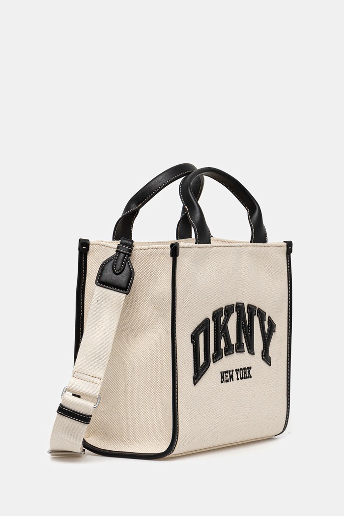DKNY Geantă de bumbac R52AGR57 bej AW25