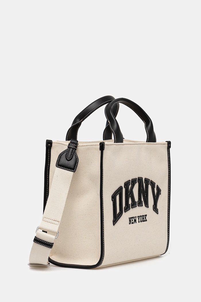 DKNY Geantă de bumbac R52AGR57 bej AW25
