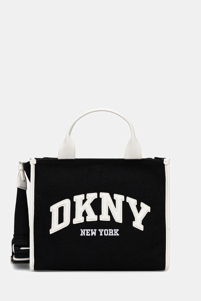 Dkny pamut táska textil fekete R52AGR57
