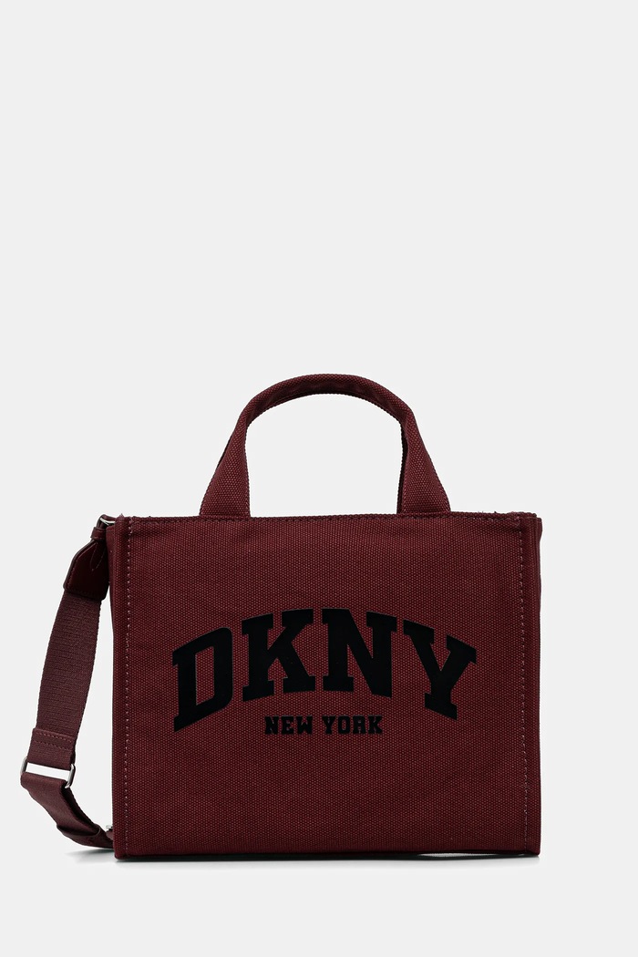 DKNY Geantă shopper pentru femei burgundia R41AOR57
