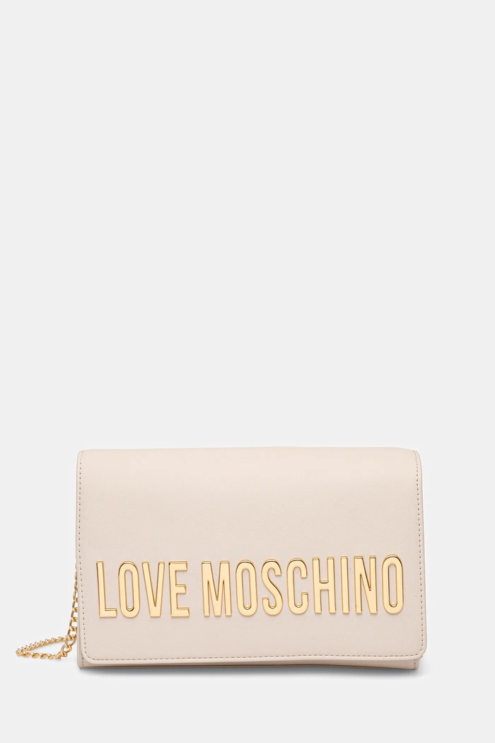 Love Moschino poșetă nu incape in A4 bej JC4103PP1NKD0110