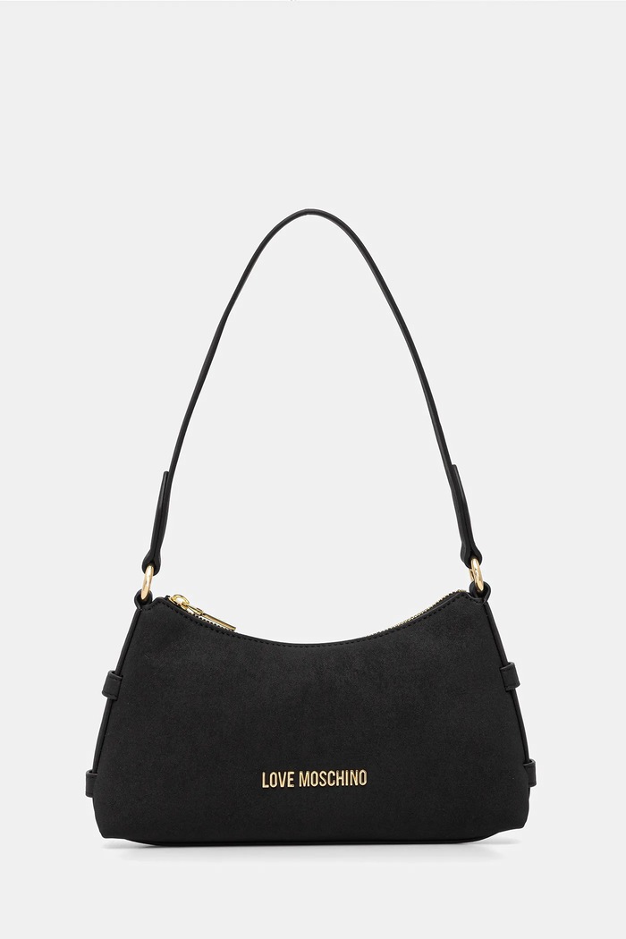 Kabelka Love Moschino nášivka čierna JC4169PP1NLB0000