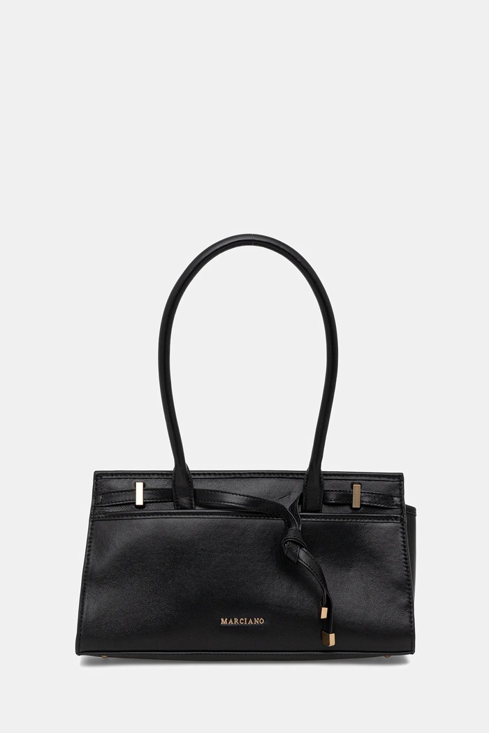 Marciano by Guess torebka skórzana skóra licowa czarny 5BGZ22.7415A