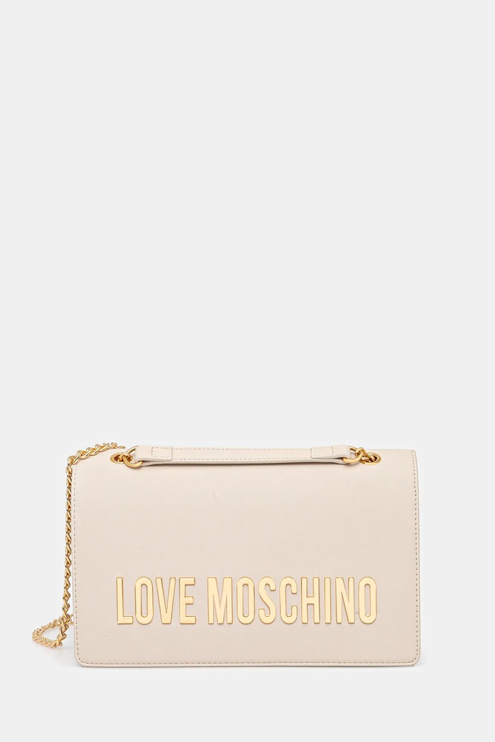 Love Moschino kézitáska szintetikus bőr bézs JC4192PP1NKD0110