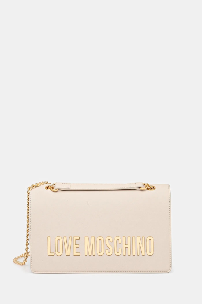 Love Moschino kézitáska szintetikus bőr bézs JC4192PP1NKD0110