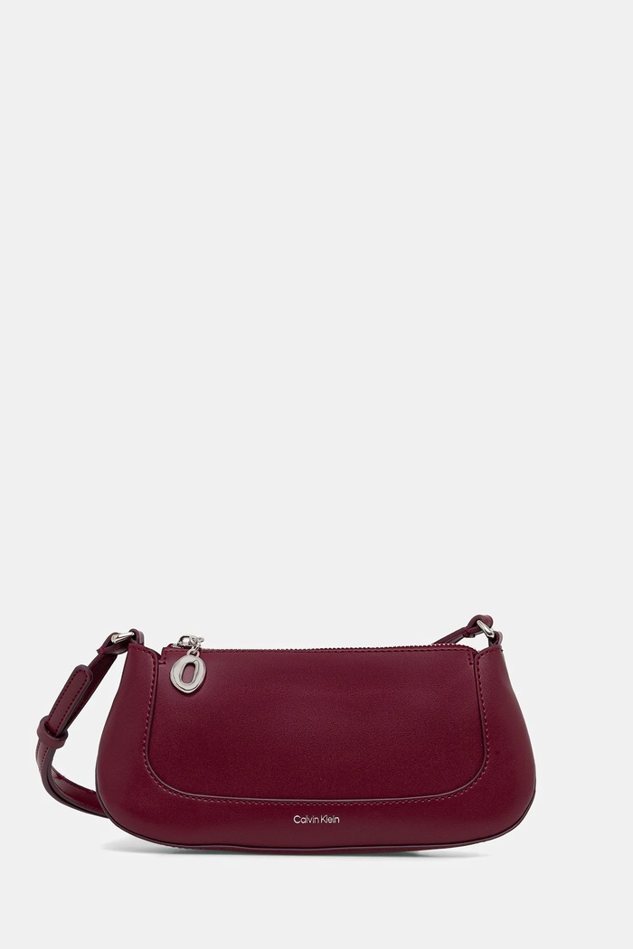 Kabelka Calvin Klein burgundské LV04F1046G