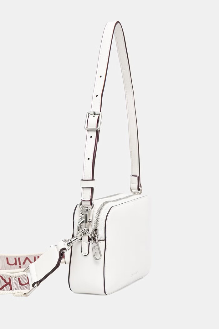 Calvin Klein keresztpántos táska női műbőr LV04F3165G fehér SS26