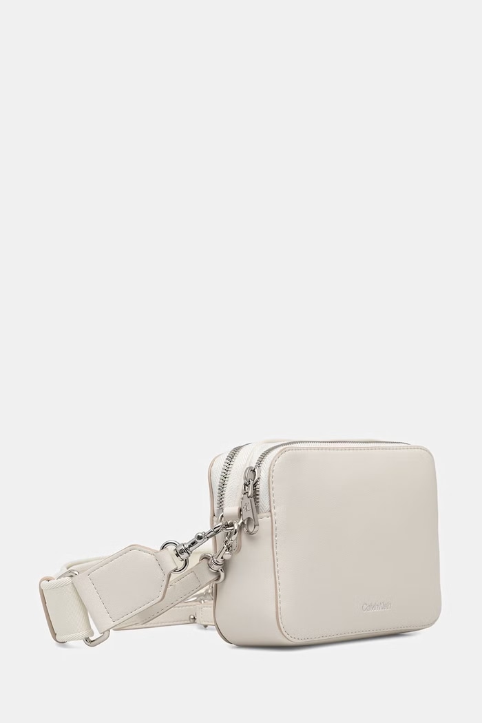 Calvin Klein crossbody kabelka dámská z imitace kůže LV04F3165G béžová SS26