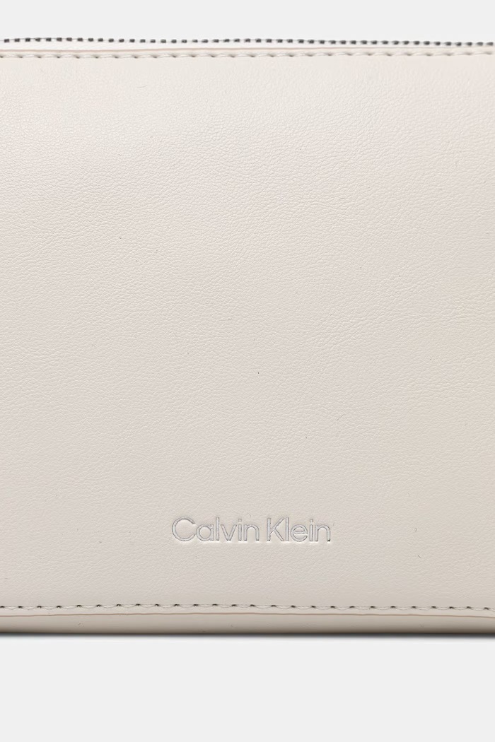 Calvin Klein crossbody kabelka dámská z imitace kůže béžová LV04F3165G