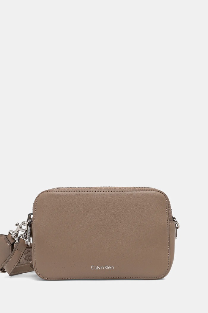 Calvin Klein crossbody kabelka dámská z imitace kůže béžová LV04F3165G