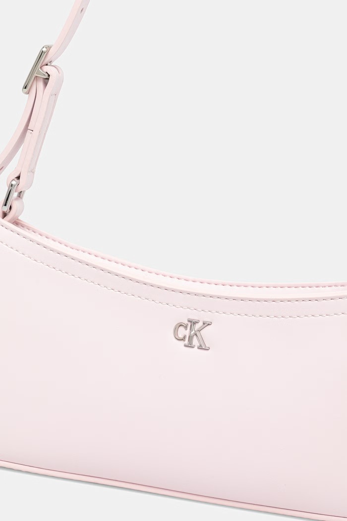 Calvin Klein kabelka dámska z imitácie kože ružová LV04F3170G