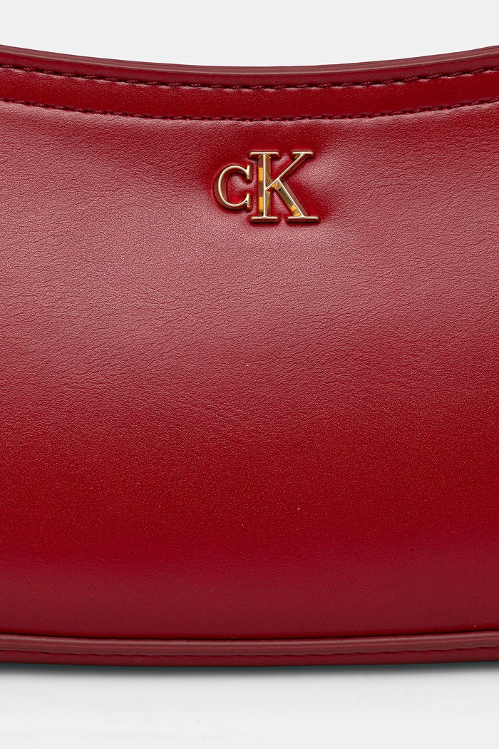 Аксесоари Calvin Klein чанта дамска от имитация на кожа LV04F3170G червен