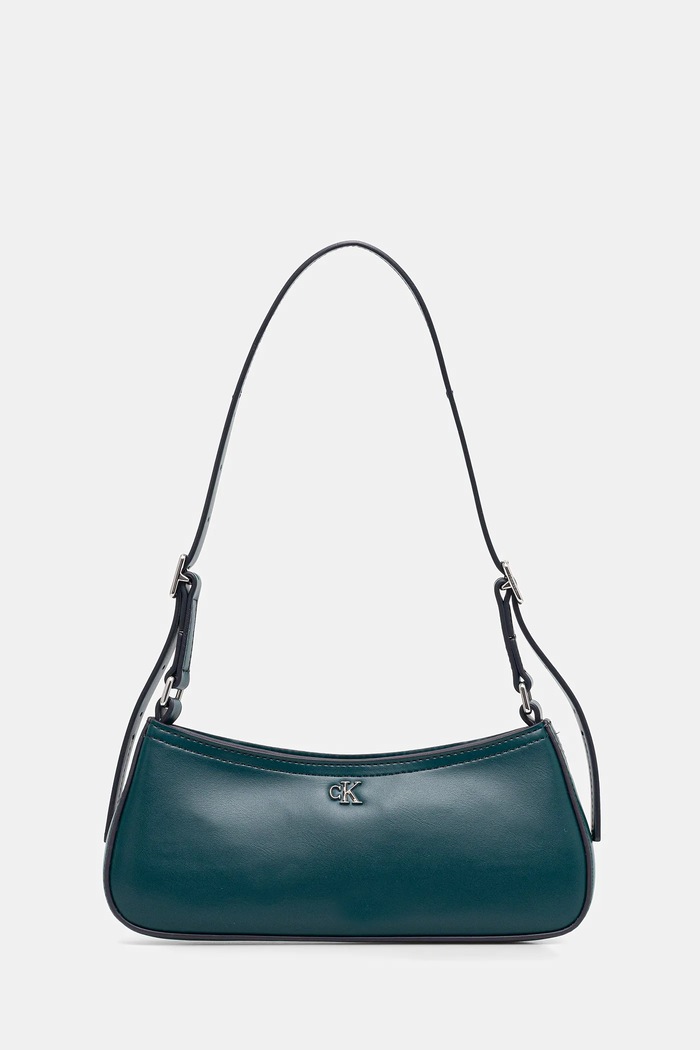 Calvin Klein taška dámská z imitace kůže nevejde se A4 tyrkysová LV04F3170G