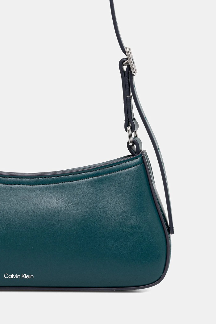 Doplňky Calvin Klein taška dámská z imitace kůže LV04F3170G tyrkysová