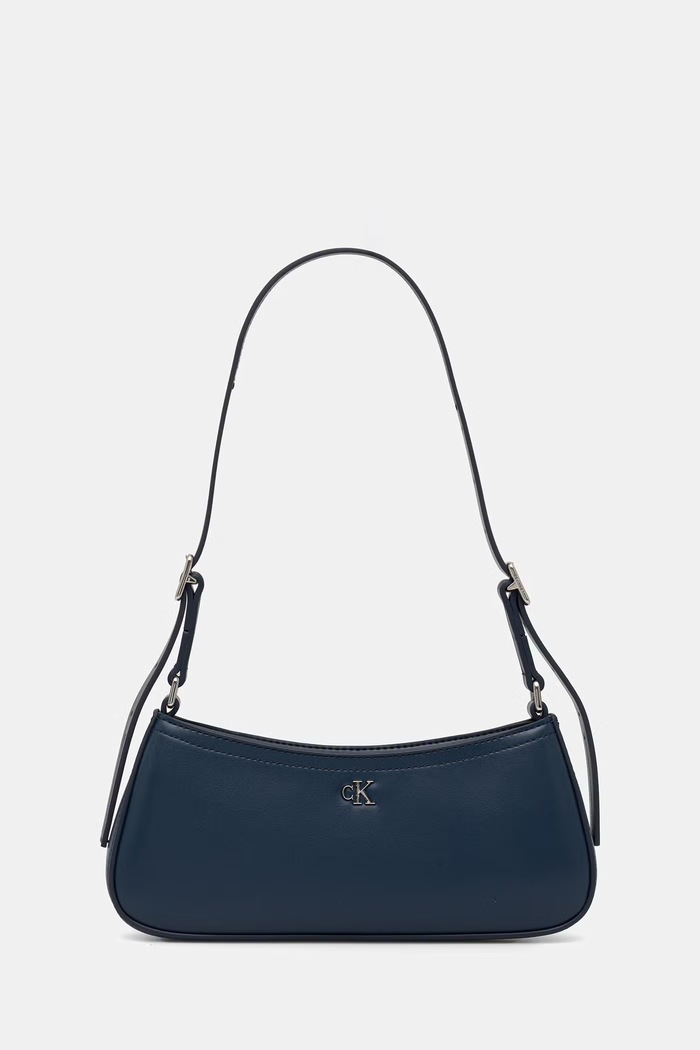 Calvin Klein taška dámská z imitace kůže modrá LV04F3170G