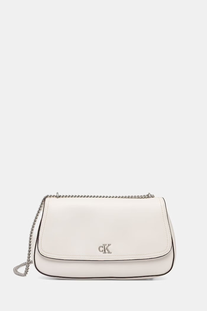 Calvin Klein crossbody kabelka dámská z imitace kůže bílá LV04F3171G