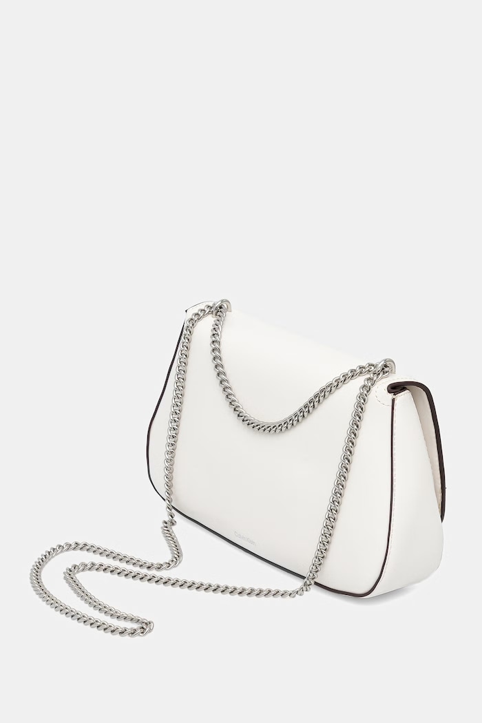 Doplňky Calvin Klein crossbody kabelka dámská z imitace kůže LV04F3171G bílá