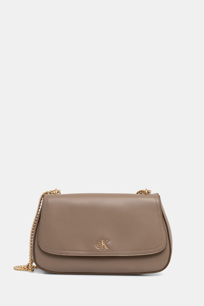 Calvin Klein keresztpántos táska női műbőr bézs LV04F3171G