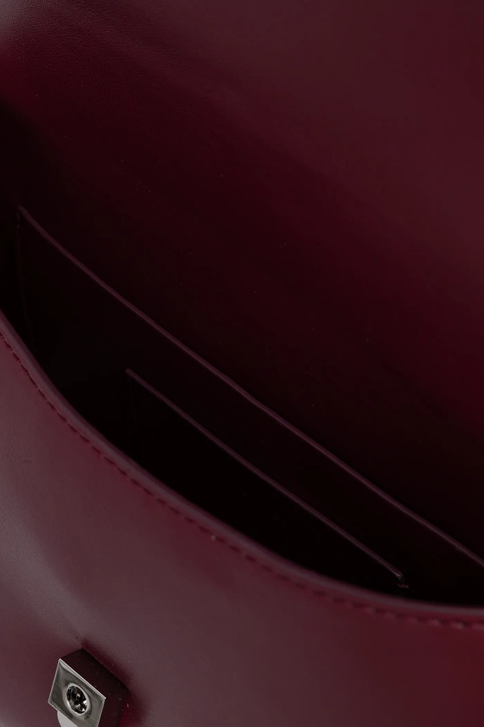 Calvin Klein Crossbody kabelka dámská z imitace kůže burgundské LV04F3171G