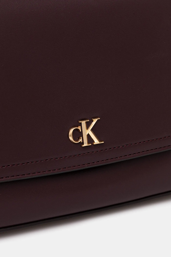 Calvin Klein crossbody kabelka dámská z imitace kůže burgundské LV04F3171G